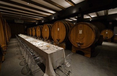 Thumbnail Lunch in the Barrel Room at Giovanni Rosso