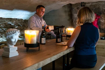 Thumbnail Where wine meets art: Châteauneuf du Pape Wine tasting experience at La Cave de Mathias
