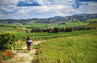 Thumbnail E-Bike Wine Tour in the rolling Chianti from Florence