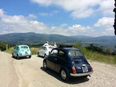 Thumbnail for Private Vintage FIAT 500 Chianti Classico Wine Tour from Florence