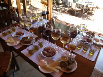 Thumbnail Excursión de medio día a los Tesoros de Creta desde Chania: Cata de vinos y aceite de oliva, clase de cocina y almuerzo