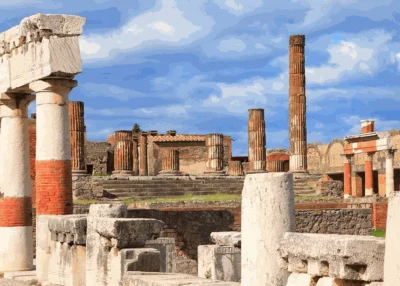 Thumbnail Visita arqueológica de Pompeya y cata de vinos con almuerzo en el Vesuvio