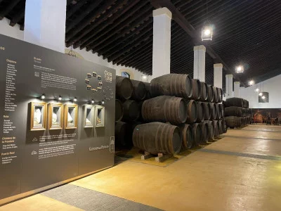 Thumbnail Weinbesichtigung und Weinprobe in einem jahrhundertealten Weingut der Bodegas Cayetano del Pino im Zentrum von Jerez
