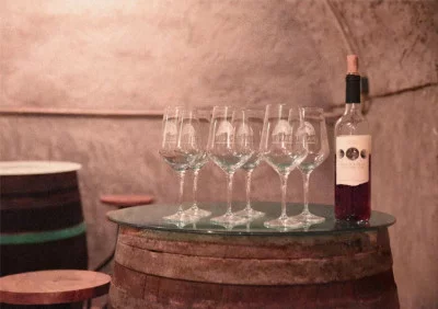 Thumbnail Besichtigung der unterirdischen Weinkeller und Weinprobe mit leichtem Mittagessen in der Tovar Bodega de Bodegas in Valladolid