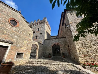 Thumbnail Historic Castle Courtyard and Cellar Tour with Tasting of 3 Wines at Castel Pietraio in Chianti